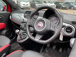 Used 2015 Fiat 500C S Red - Interior and Exterior details 12