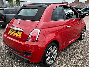 Used 2015 Fiat 500C S Red - Interior and Exterior details 16
