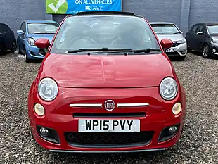 Used 2015 Fiat 500C S Red - Interior and Exterior details 4