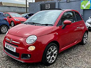 Used 2015 Fiat 500C S Red - Interior and Exterior details 5
