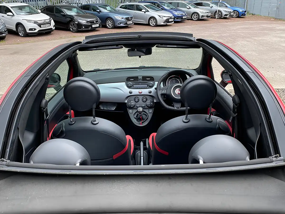Used 2015 Fiat 500C S Red - Interior and Exterior details 9