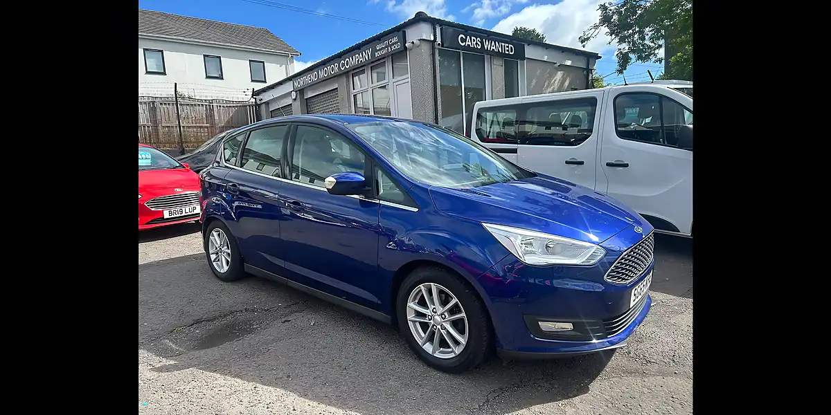 Used 2015 Ford C-Max Zetec Blue - Front View