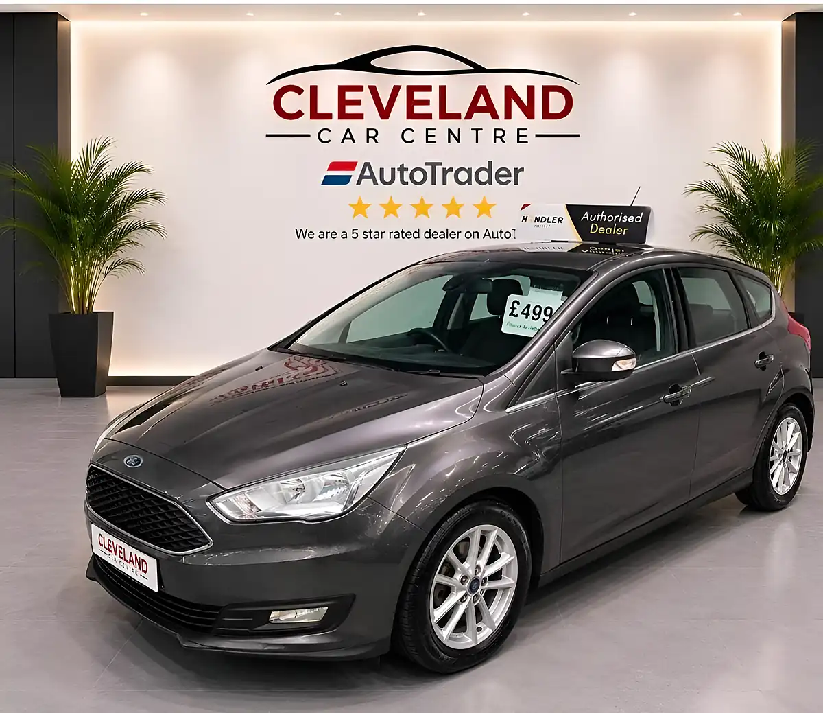 Used 2015 Ford C-Max Zetec Grey - Front View