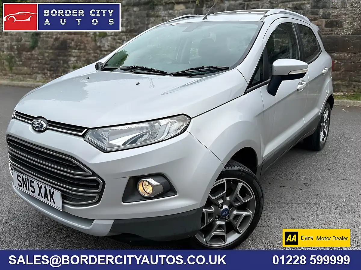 Used 2015 Ford Ecosport Titanium Moondust Silver - Front View