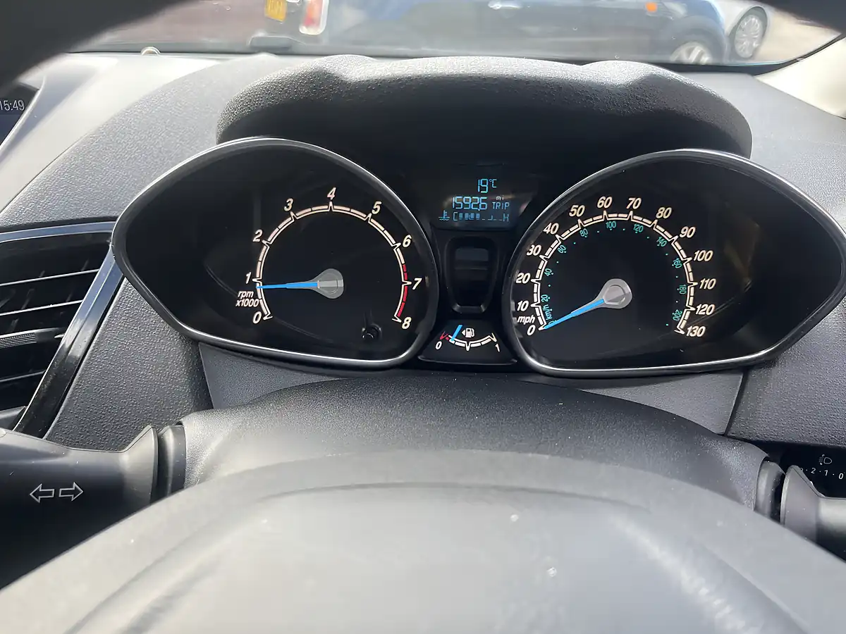 Used 2015 Ford Fiesta Blue - Interior and Exterior details 11