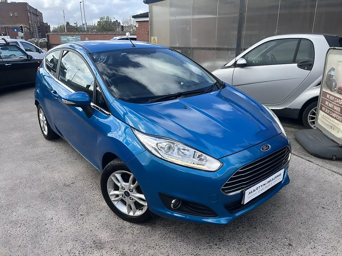 Used 2015 Ford Fiesta Blue - Interior and Exterior details 2