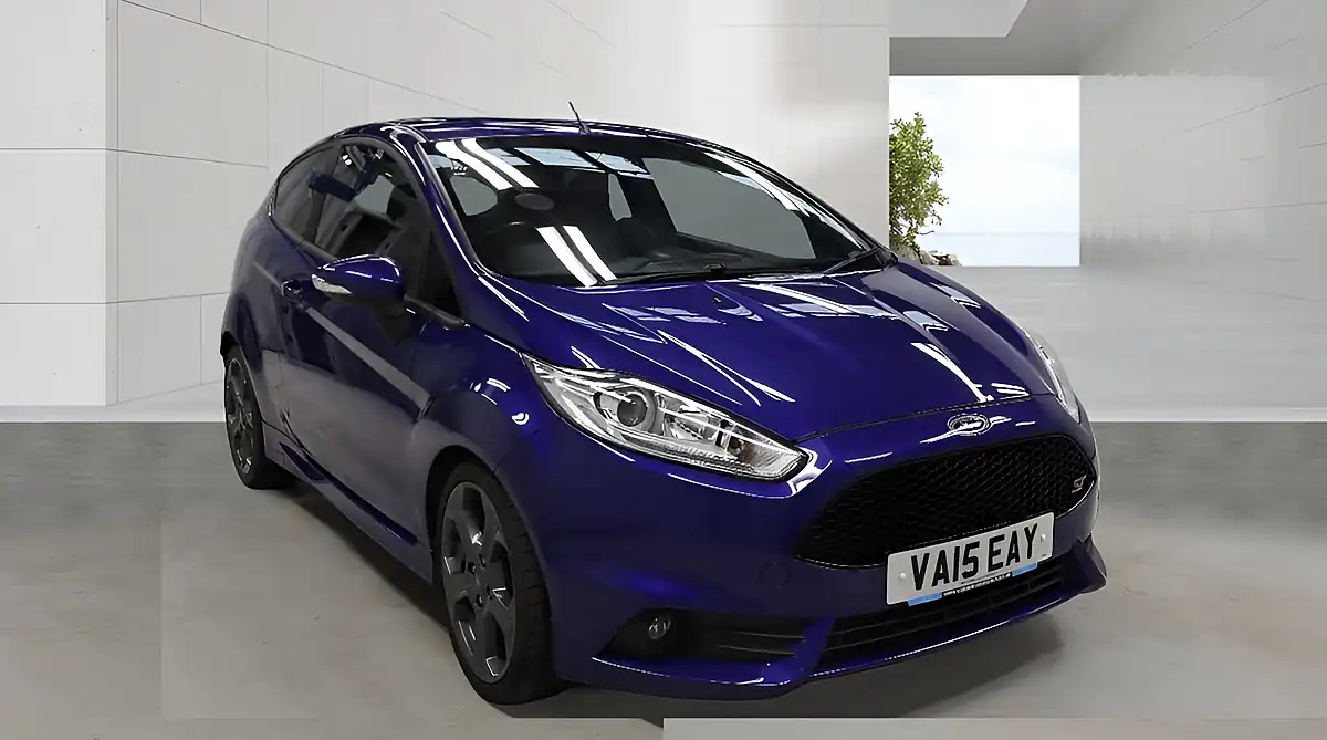 Used 2015 Ford Fiesta ST-2 Blue - Front View