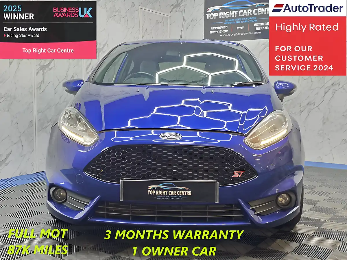 Used 2015 Ford Fiesta ST-2 Blue - Interior and Exterior details 2