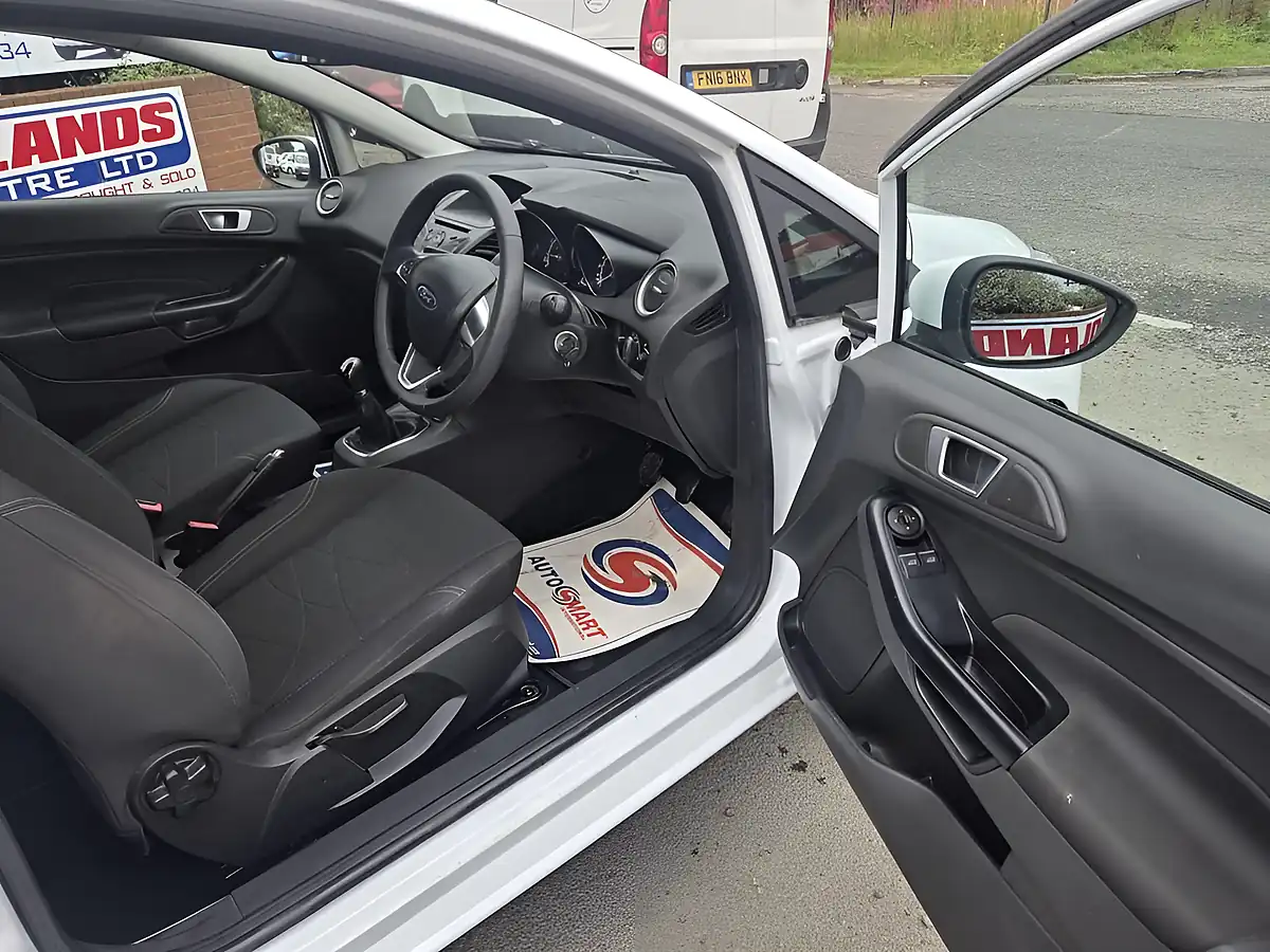 Used 2015 Ford Fiesta Style White - Interior and Exterior details 8