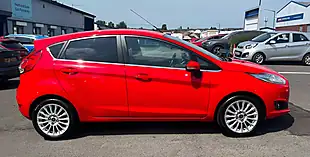 Used 2015 Ford Fiesta Titanium Red - Interior and Exterior details 4