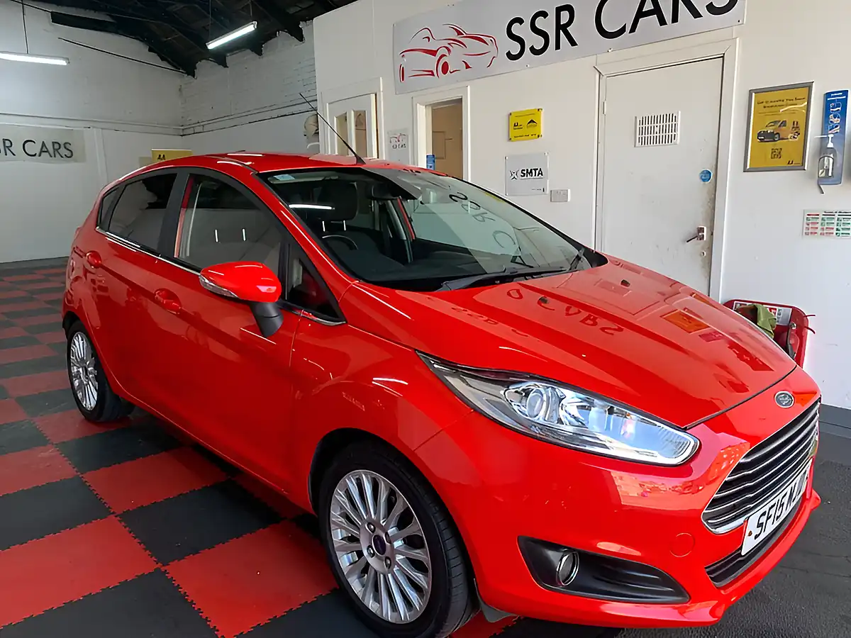 Used 2015 Ford Fiesta Titanium Red - Interior and Exterior details 2