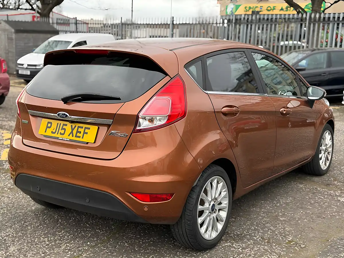 Used 2015 Ford Fiesta Titanium X Yellow - Interior and Exterior details 5