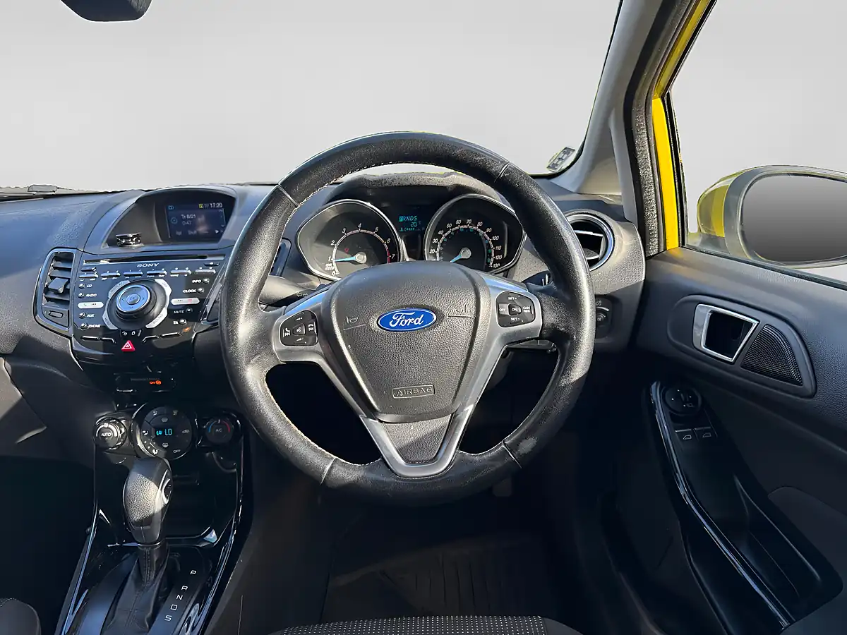 Used 2015 Ford Fiesta Titanium Yellow - Interior and Exterior details 12