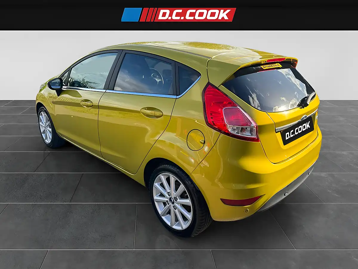 Used 2015 Ford Fiesta Titanium Yellow - Interior and Exterior details 5