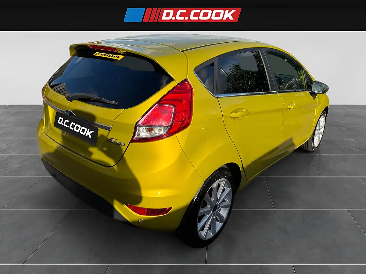 Used 2015 Ford Fiesta Titanium Yellow - Interior and Exterior details 6