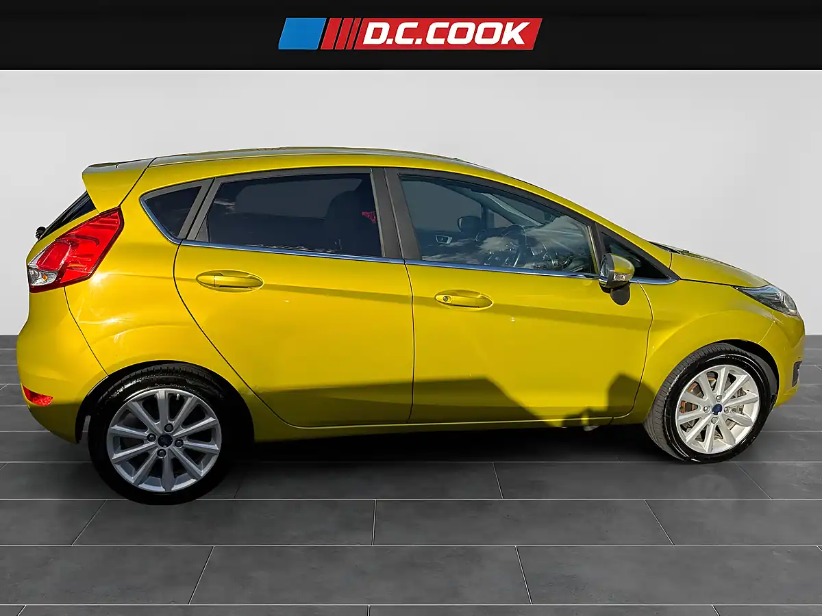 Used 2015 Ford Fiesta Titanium Yellow - Interior and Exterior details 7
