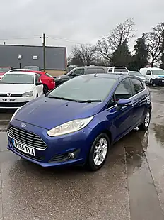 Used 2015 Ford Fiesta Zetec Blue - Interior and Exterior details 2