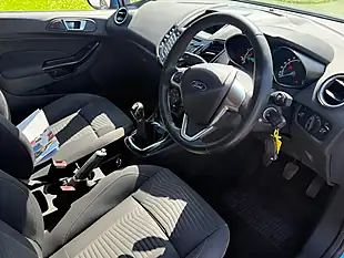 Used 2015 Ford Fiesta Zetec Blue - Interior and Exterior details 9