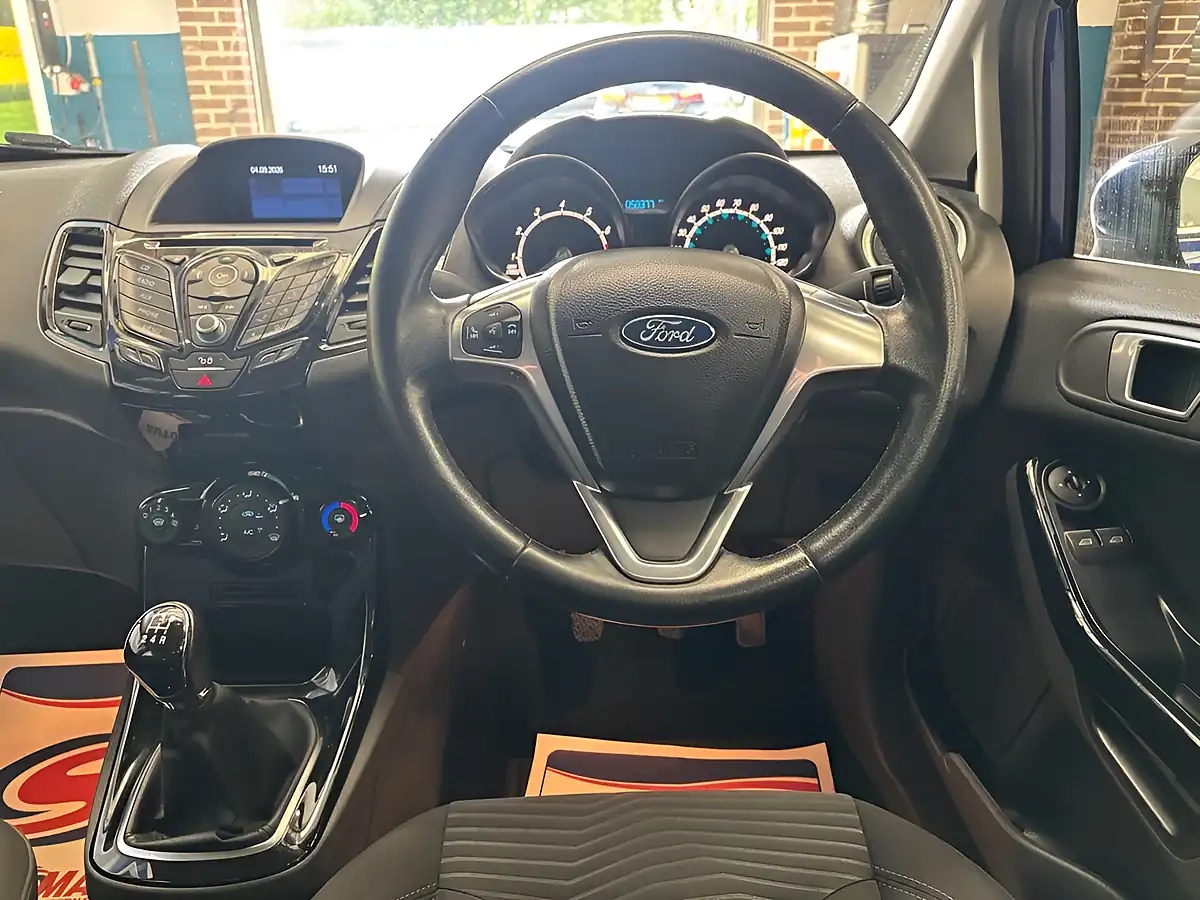 Used 2015 Ford Fiesta Zetec Blue - Interior and Exterior details 12
