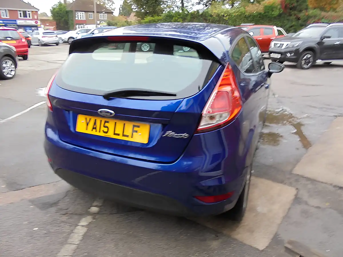 Used 2015 Ford Fiesta Zetec Blue - Interior and Exterior details 10