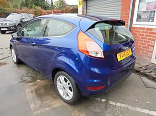 Used 2015 Ford Fiesta Zetec Blue - Interior and Exterior details 9