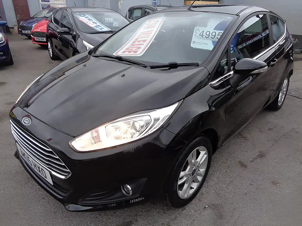 Used 2015 Ford Fiesta Zetec Panther Black - Interior and Exterior details 2