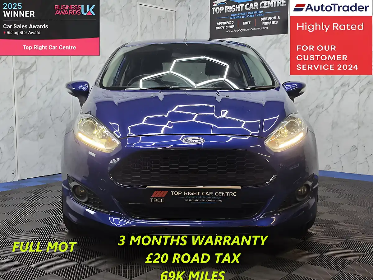 Used 2015 Ford Fiesta Zetec S Blue - Interior and Exterior details 2
