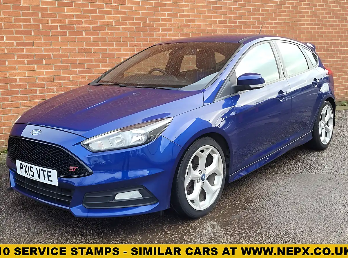 Used 2015 Ford Focus ST-2 Blue - Front View