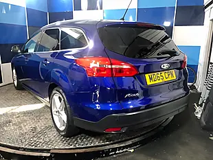 Used 2015 Ford Focus Titanium Deep Impact Blue - Interior and Exterior details 10