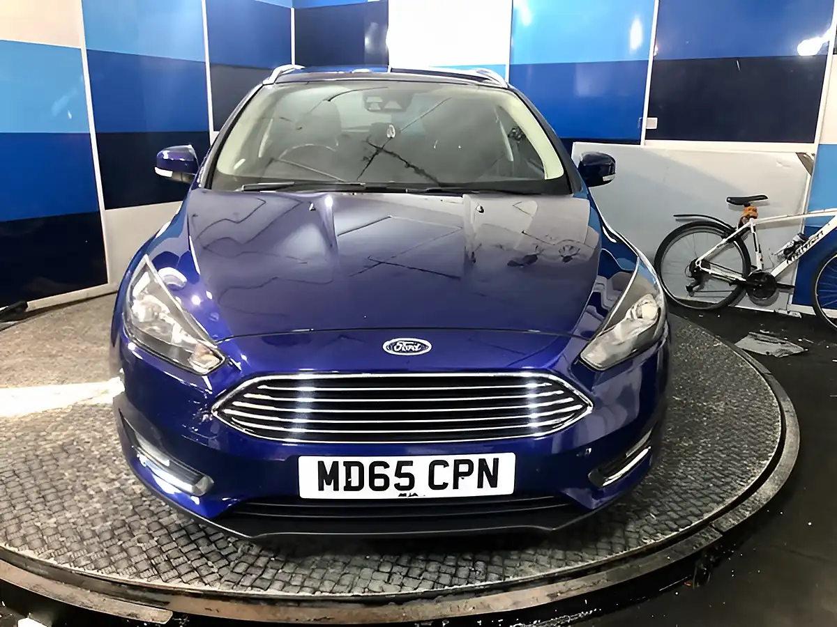 Used 2015 Ford Focus Titanium Deep Impact Blue - Interior and Exterior details 2