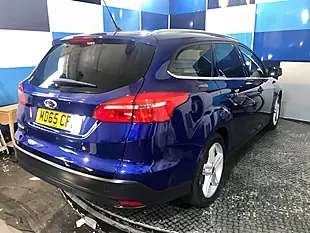 Used 2015 Ford Focus Titanium Deep Impact Blue - Interior and Exterior details 8