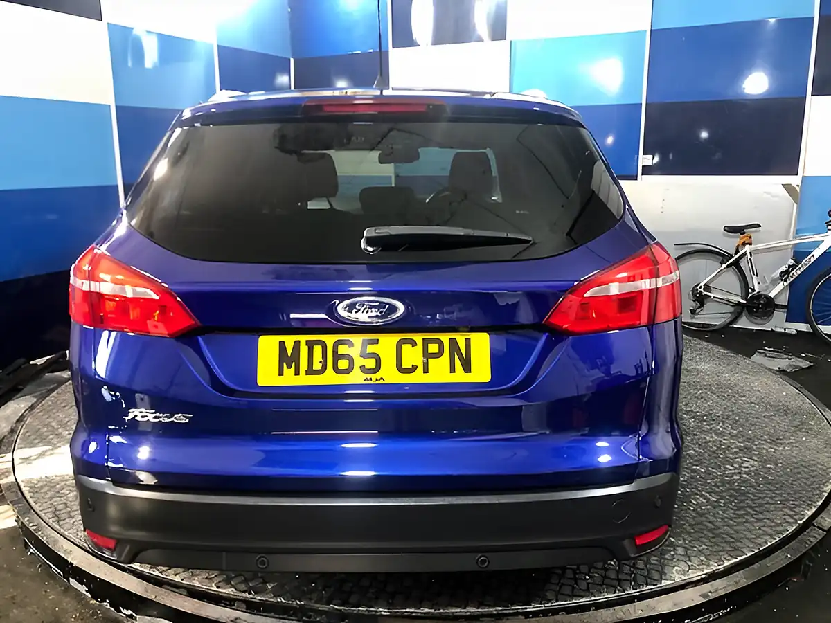 Used 2015 Ford Focus Titanium Deep Impact Blue - Interior and Exterior details 9