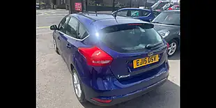 Used 2015 Ford Focus Zetec Blue - Interior and Exterior details 7
