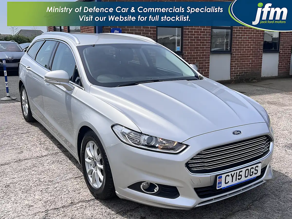 Used 2015 Ford Mondeo Zetec Moondust Silver Met - Front View