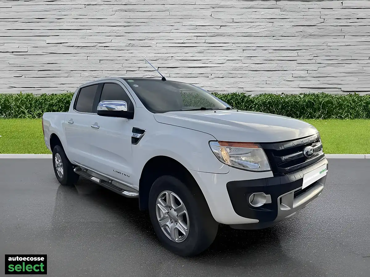 Used 2015 Ford Ranger Limited 1 White - Front View