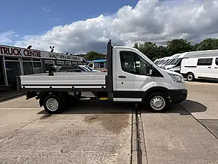 Used 2015 Ford Transit 350 Mwb L2 H1 One Stop Dropside White - Interior and Exterior details 2