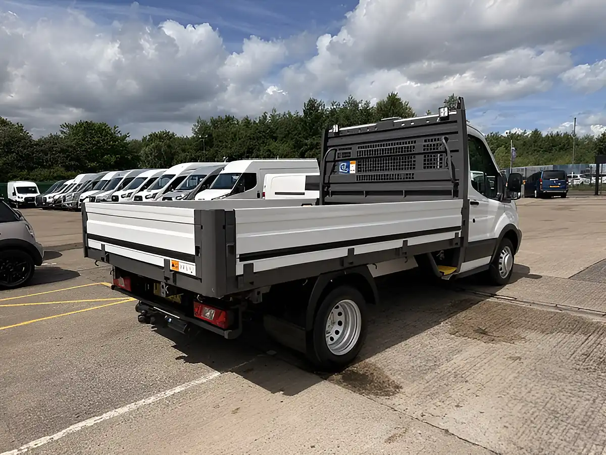 Used 2015 Ford Transit 350 Mwb L2 H1 One Stop Dropside White - Interior and Exterior details 3