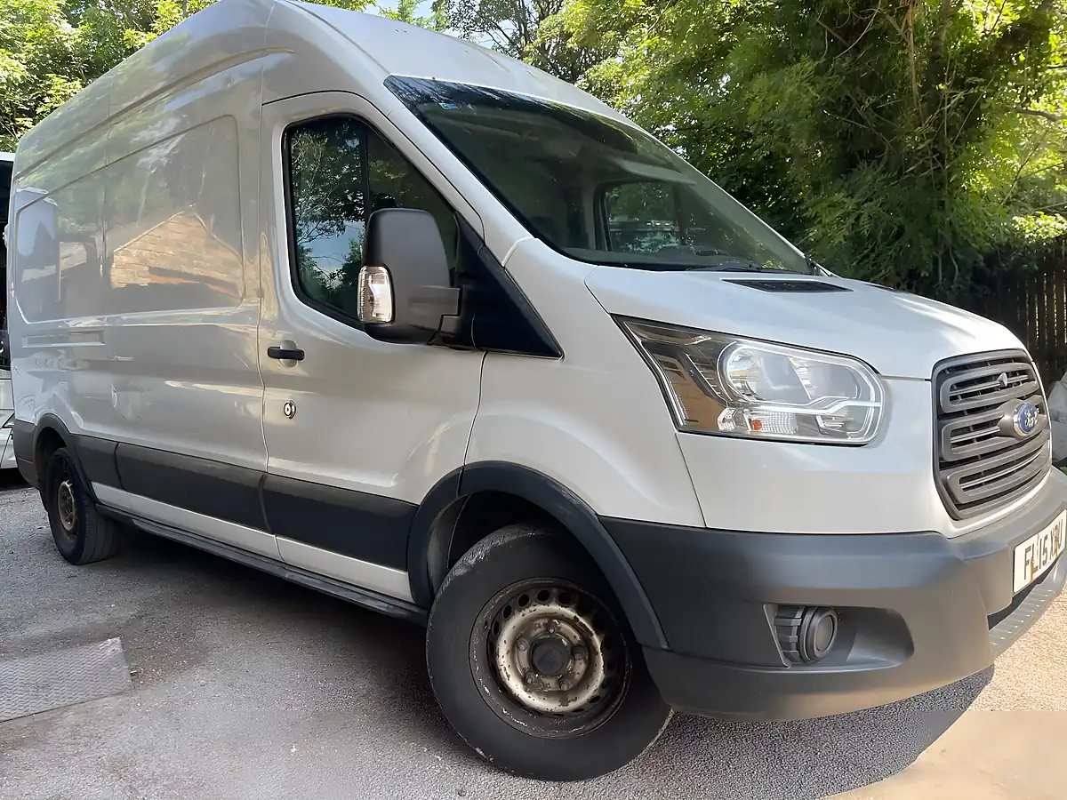 Used 2015 Ford Transit 350 RWD L3 H3 Euro 5 White - Front View