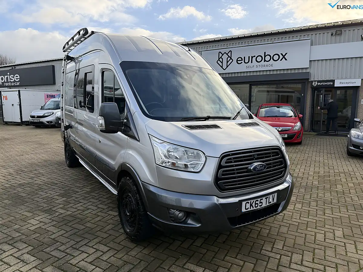 Used 2015 Ford Transit Campervan Silver - Front View