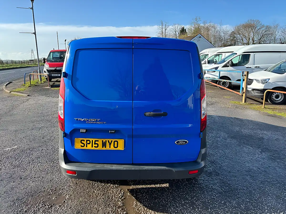 Used 2015 Ford Transit Connect 220 Panel Van Blue - Interior and Exterior details 5