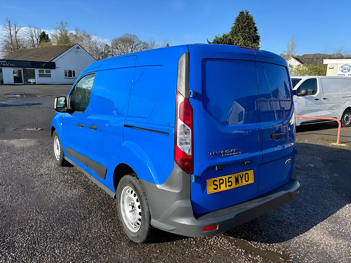 Used 2015 Ford Transit Connect 220 Panel Van Blue - Interior and Exterior details 6
