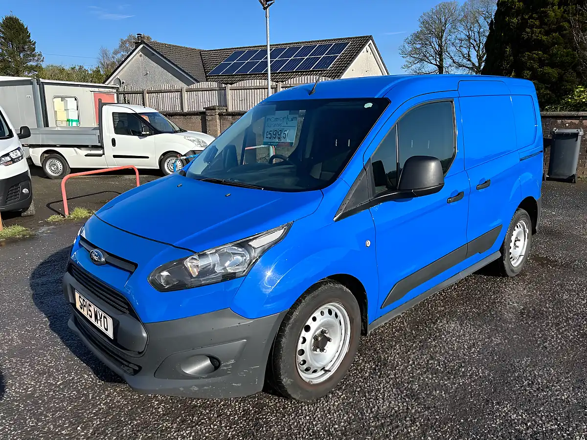 Used 2015 Ford Transit Connect 220 Panel Van Blue - Interior and Exterior details 8