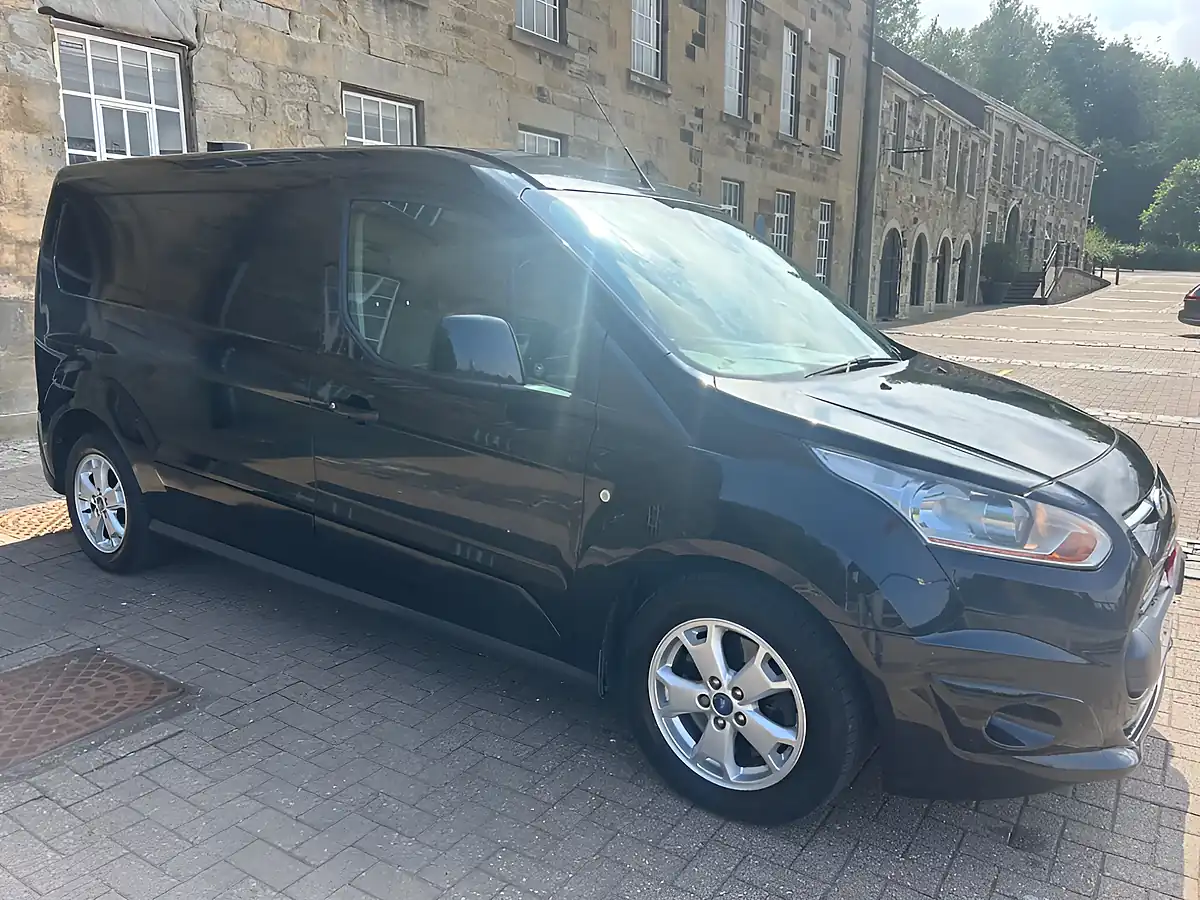 Used 2015 Ford Transit Connect Limited Panther Black Metallic - Front View