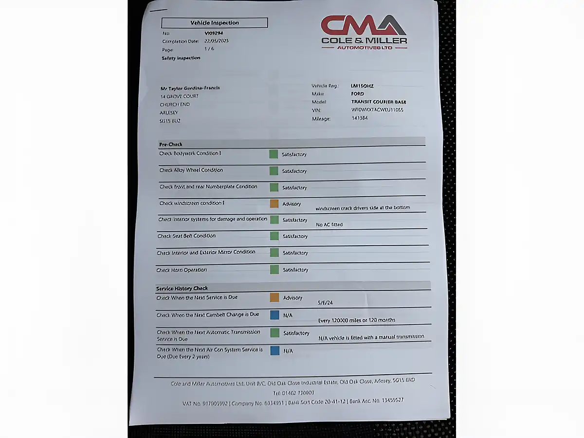 Used 2015 Ford Transit Courier Panel Van L1 Silver - Interior and Exterior details 19