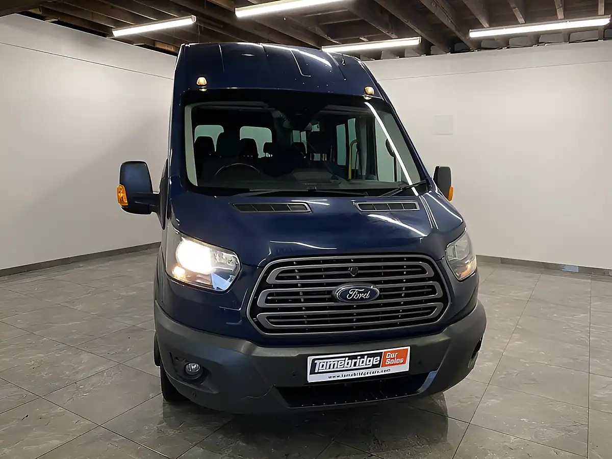 Used 2015 Ford Transit Trend L4 H3 Blue - Interior and Exterior details 3
