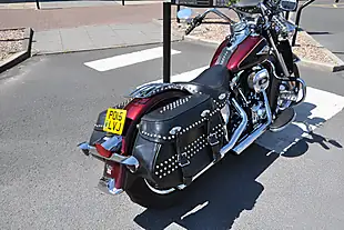 Used 2015 Harley-Davidson Softail Heritage Flstc Red - Interior and Exterior details 12