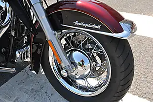 Used 2015 Harley-Davidson Softail Heritage Flstc Red - Interior and Exterior details 14