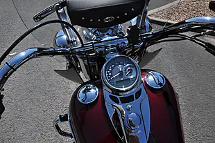 Used 2015 Harley-Davidson Softail Heritage Flstc Red - Interior and Exterior details 7