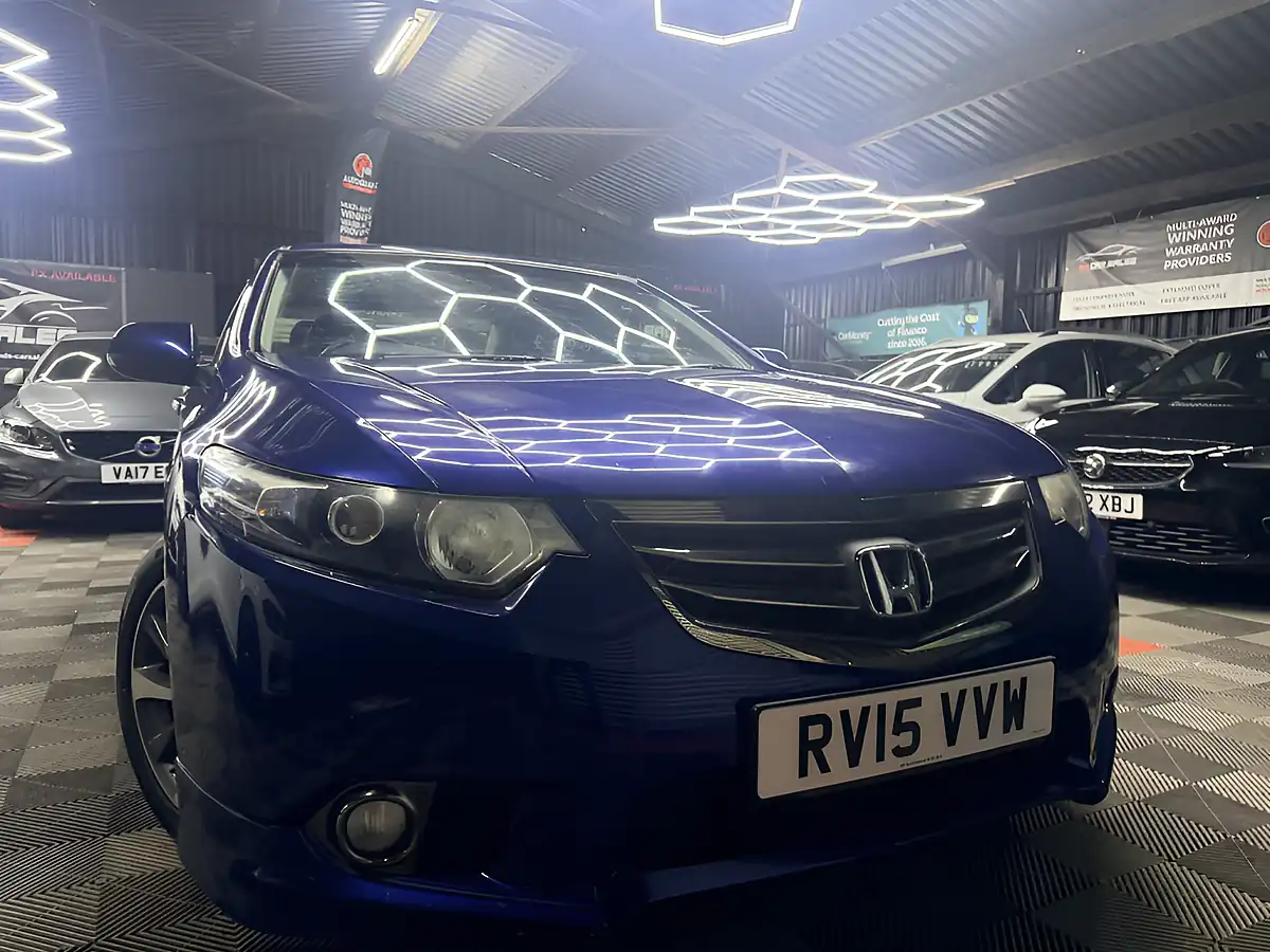 Used 2015 Honda Accord Es GT Blue - Front View