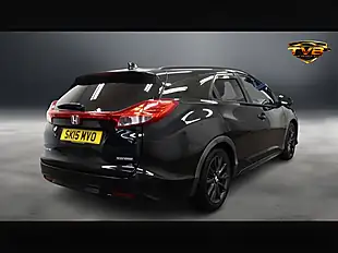 Used 2015 Honda Civic Black Edition Black - Interior and Exterior details 4